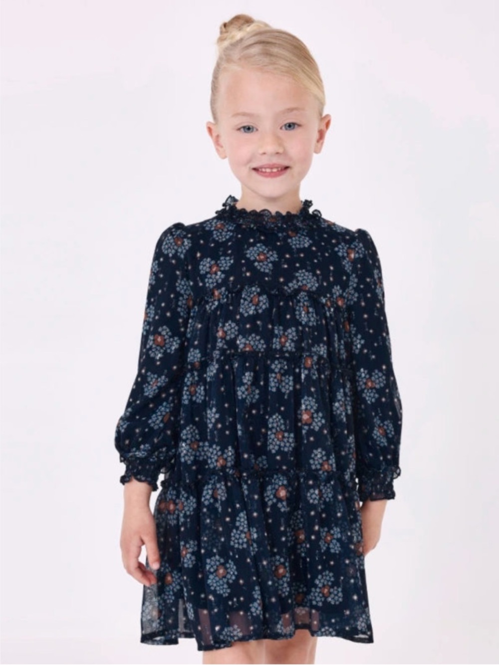 MAYORAL ~ Girls' Printed Dress | Size 6 - Picture 7 of 9